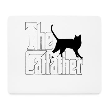 Cat Dad The Catfather Crazy Cat Father Kitty Daddy - Mouse Pad (horizontal) - white - Front