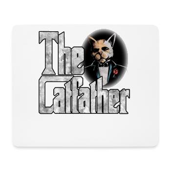 Cat Dad The Catfather Crazy Cat Father Kitty Daddy - Mouse Pad (horizontal) - white - Front