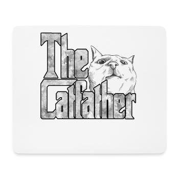 Cat Dad The Catfather Crazy Cat Father Kitty Daddy - Mouse Pad (horizontal) - white - Front