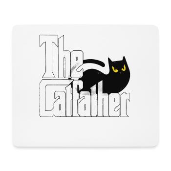Cat Dad The Catfather Crazy Cat Father Kitty Daddy - Mouse Pad (horizontal) - white - Front