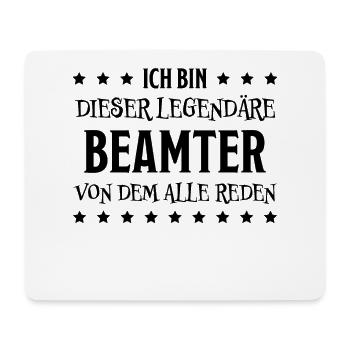 Beamter Lustiger Spruch Verbeamtung Büro Geschenk - Mousepad (Querformat) - Weiß - Vorne