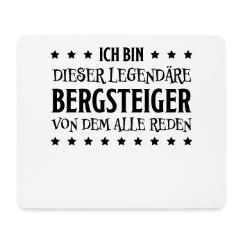 Bergsteiger Wandern Lustiger Spruch Berge Geschenk - Mousepad (Querformat) - Weiß - Vorne