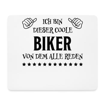 Biker Spruch Bike Fahrrad Motorrad Biker Geschenk - Mousepad (Querformat) - Weiß - Vorne