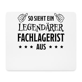 Fachlagerist Stablerfahrer Beruf Lagerist Geschenk - Mousepad (Querformat) - Weiß - Vorne