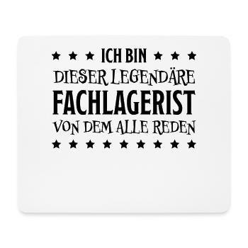 Fachlagerist Stablerfahrer Beruf Lagerist Geschenk - Mousepad (Querformat) - Weiß - Vorne