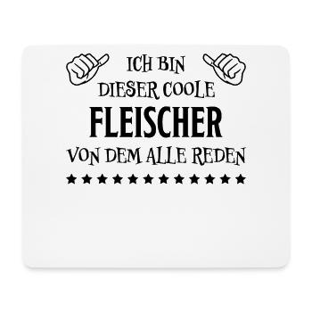 Fleischer Metzger Lustig Spruch Fleischer Geschenk - Mousepad (Querformat) - Weiß - Vorne