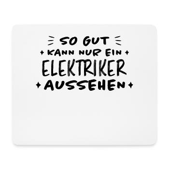 Elektriker Lustiger Spruch Elektriker Geschenk - Mousepad (Querformat) - Weiß - Vorne
