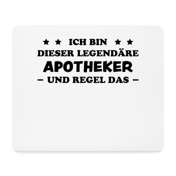 Apotheker Beruf Lustiger Spruch Apotheker Geschenk - Mousepad (Querformat) - Weiß - Vorne
