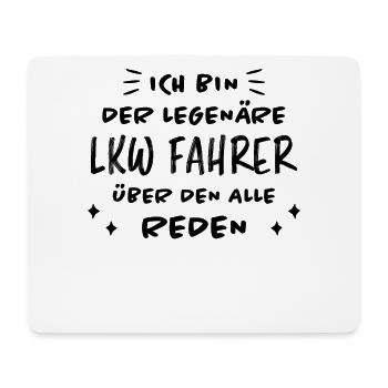 LKW Fahrer Fun Lustiges Spruch LKW Fahrer Geschenk - Mousepad (Querformat) - Weiß - Vorne