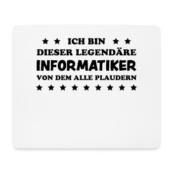 Informatiker Lustig Spruch Programmierer Geschenk - Mousepad (Querformat) - Weiß - Vorne