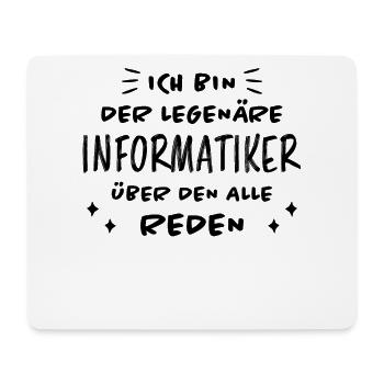 Informatiker Lustig Spruch Programmierer Geschenk - Mousepad (Querformat) - Weiß - Vorne