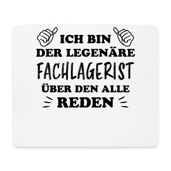 Fachlagerist Stablerfahrer Beruf Lagerist Geschenk - Mousepad (Querformat) - Weiß - Vorne