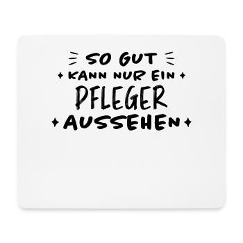 Pfleger Lustiger Spruch Job Altenpfleger Geschenk - Mousepad (Querformat) - Weiß - Vorne