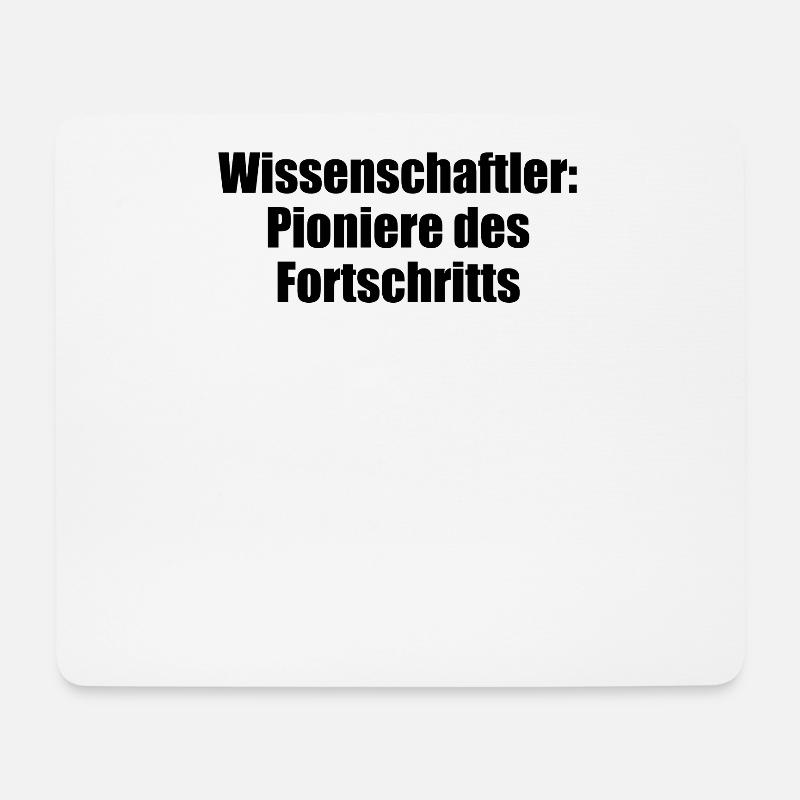 Wissenschaft - Wissenschaftler: Pioniere des - Mousepad (Querformat) - Weiß