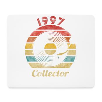 1997 Vinyl Retro Vintage Music - Mouse Pad (horizontal) - white - Front