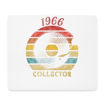 1966 Vinyl Retro Vintage Music - Mousepad (Querformat) - Weiß - Vorne