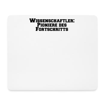 Wissenschaft - Wissenschaftler: Pioniere des - Mousepad (Querformat) - Weiß - Vorne