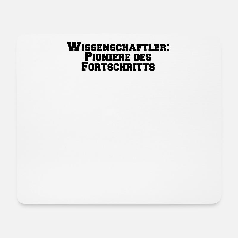 Wissenschaft - Wissenschaftler: Pioniere des - Mousepad (Querformat) - Weiß