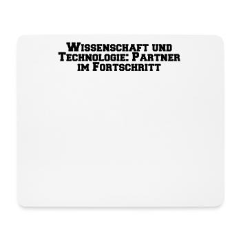 Wissenschaft - Wissenschaft und Technologie: - Mousepad (Querformat) - Weiß - Vorne