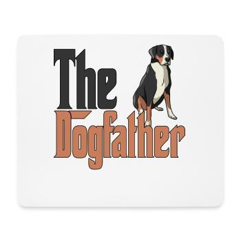 Chien de montagne suisse Papa Dogfather Chiens Papa Fa - Tapis de souris (format paysage) - blanc - Devant