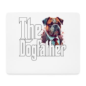 Bouledogue Chien Papa ChienPère Chiens Papa Père Rottie - Tapis de souris (format paysage) - blanc - Devant