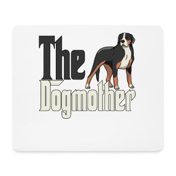 Chien de montagne suisse Maman Chienne Chienne Chiens Maman - Tapis de souris (format paysage) - blanc - Devant