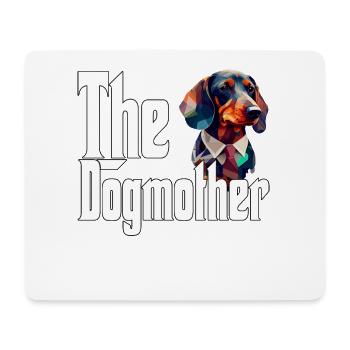 Teckel Chien Maman Chienne Chiens Maman Rottie - Tapis de souris (format paysage) - blanc - Devant