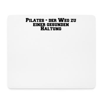 Pilates - Pilates - der Weg zu einer gesunden - Mousepad (Querformat) - Weiß - Vorne