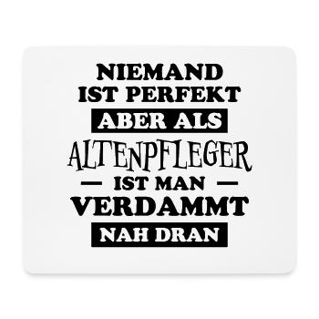 Altenpfleger Lustiger Spruch Altenpfleger Geschenk - Mousepad (Querformat) - Weiß - Vorne