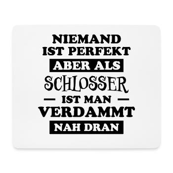 Schlosser Beruf Lustiger Spruch Schlosser Geschenk - Mousepad (Querformat) - Weiß - Vorne