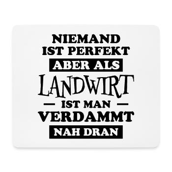 Landwirt Lustig Spruch Traktor Landwirt Geschenk - Mousepad (Querformat) - Weiß - Vorne