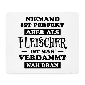 Fleischer Metzger Lustig Spruch Fleischer Geschenk - Mousepad (Querformat) - Weiß - Vorne