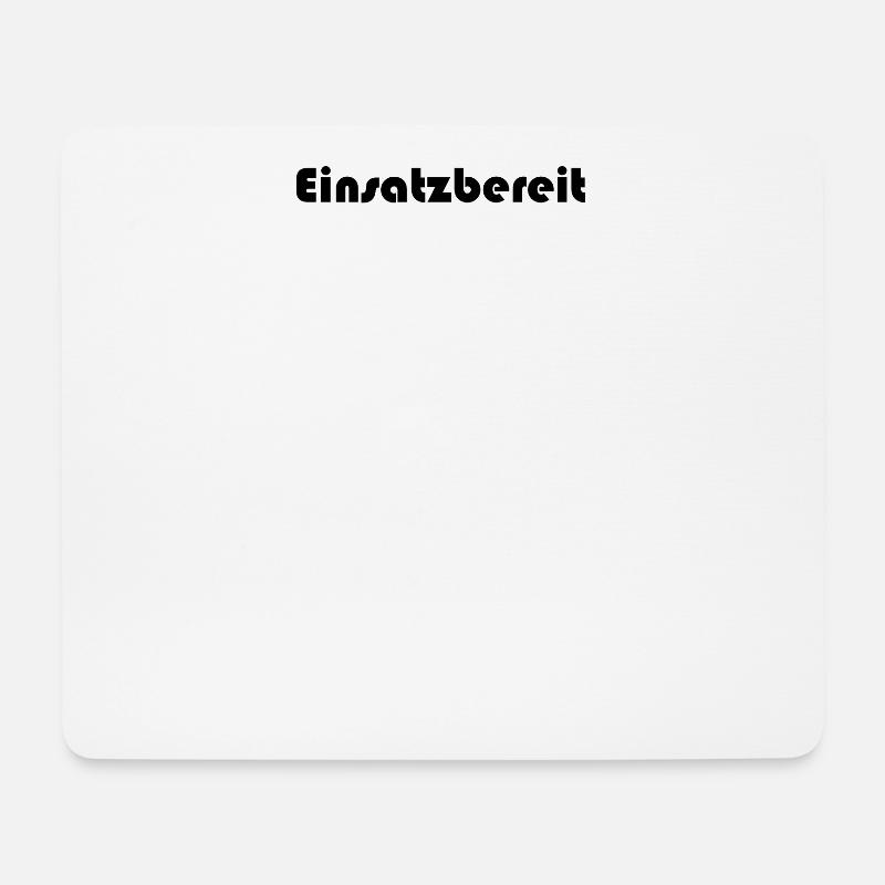 Feuerwehr - Einsatzbereit - Mousepad (Querformat) - Weiß
