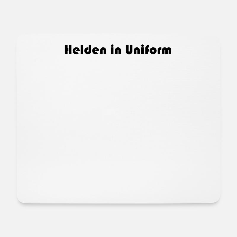 Feuerwehr - Helden in Uniform - Mousepad (Querformat) - Weiß