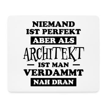 Architekt Spruch Architektur Architekt Geschenk - Mousepad (Querformat) - Weiß - Vorne