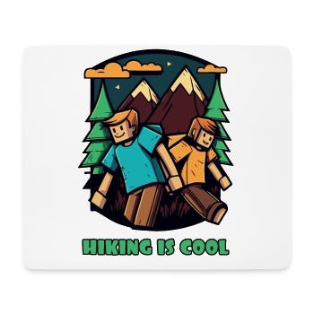 Wir lieben Wandern – Wandern ist cool - Mousepad (Querformat) - Weiß - Vorne