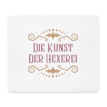 Die Kunst der Hexerei Gothic Design - Mousepad (Querformat) - Weiß - Vorne