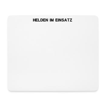 Feuerwehr - Helden im Einsatz - Mousepad (Querformat) - Weiß - Vorne