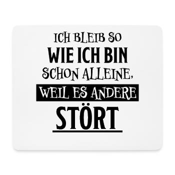 Lustiger Spruch Frech Arrogant Sprüche Geschenk - Mousepad (Querformat) - Weiß - Vorne
