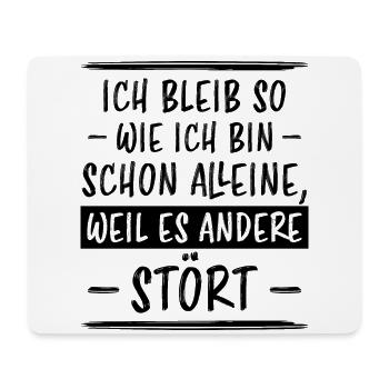 Lustiger Spruch Frech Arrogant Sprüche Geschenk - Mousepad (Querformat) - Weiß - Vorne