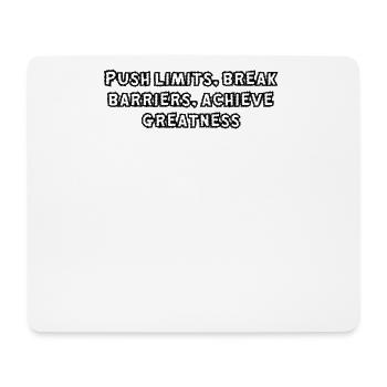 Fitness - Push limits, break barriers, achieve - Mouse Pad (horizontal) - white - Front