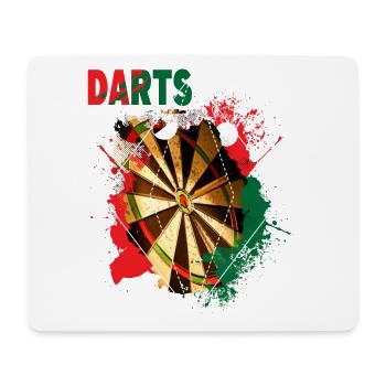 Darts Dartboard Dart Dart King 180 Bullseye - Mouse Pad (horizontal) - white - Front