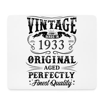 Vintage Made In 1933 91 Years Of Being Awesome - Mousepad (Querformat) - Weiß - Vorne