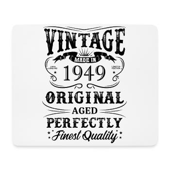Vintage Made In 1949 75 Years Of Being Awesome - Mouse Pad (horizontal) - white - Front