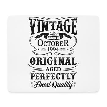 Vintage Made In 1994 Baujahr Oktober 1994 Geboren - Mousepad (Querformat) - Weiß - Vorne