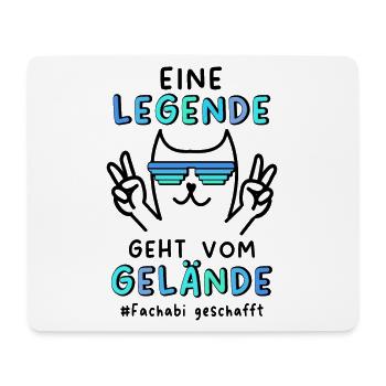 Fachabi Geschafft 2024 Fachabitur Bestanden - Mousepad (Querformat) - Weiß - Vorne