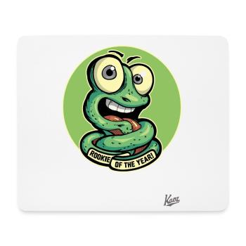 Recrue drôle de l’année : Cartoon Worm - Tapis de souris (format paysage) - blanc - Devant