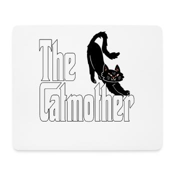 Maman chat La mère chat folle Chat Mère Kitty Maman - Tapis de souris (format paysage) - blanc - Devant
