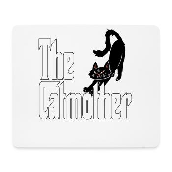 Maman chat La mère chat folle Chat Mère Kitty Maman - Tapis de souris (format paysage) - blanc - Devant