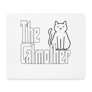 Maman chat La mère chat folle Chat Mère Kitty Maman - Tapis de souris (format paysage) - blanc - Devant